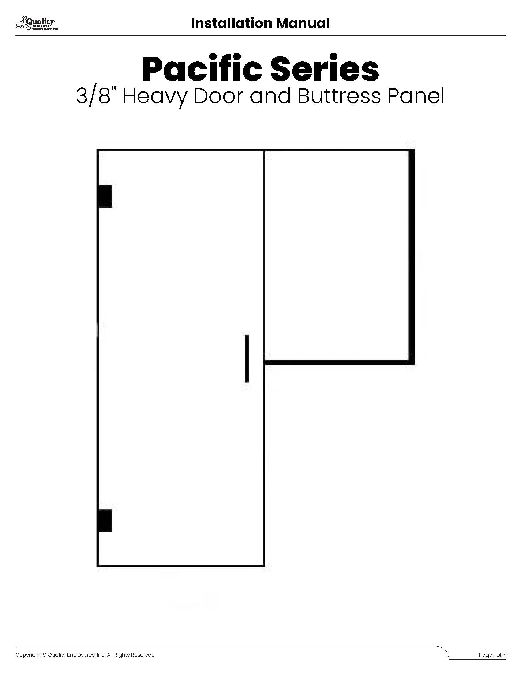 Pacific Series - Heavy Door Buttress Panel