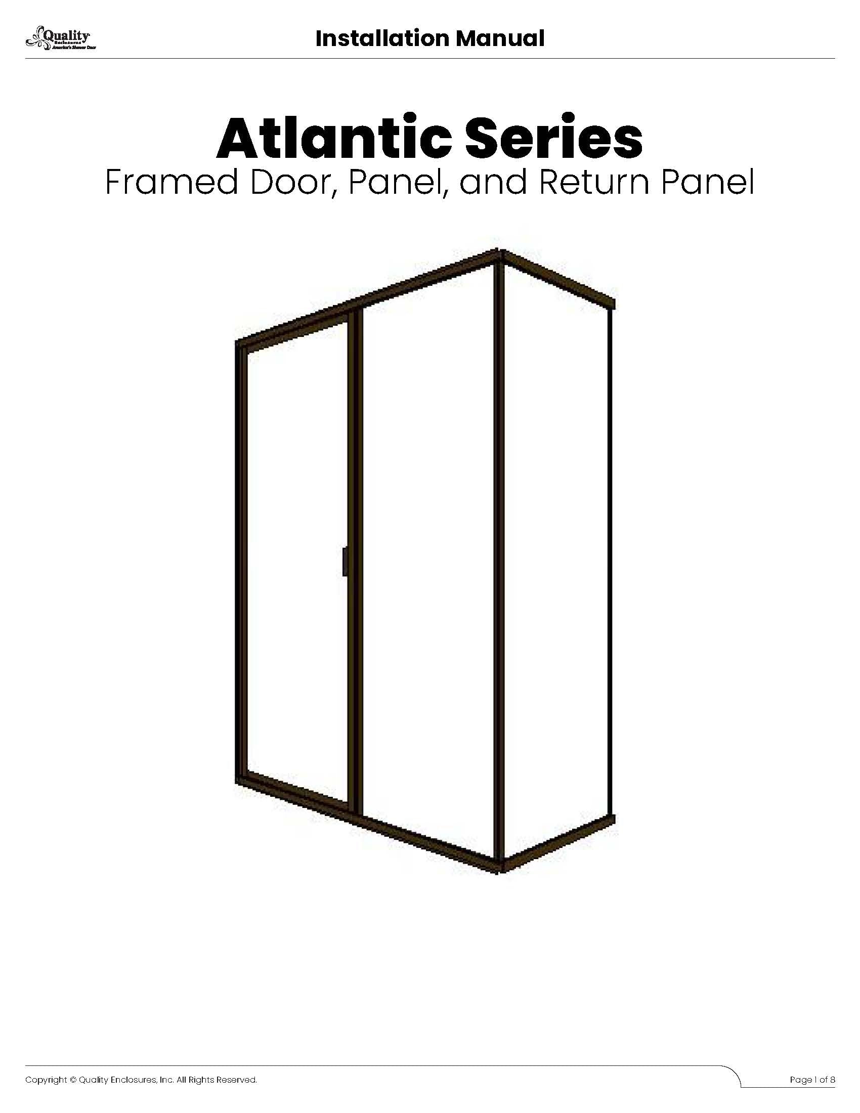 Atlantic Series - Framed Door, Panel, Return Panel
