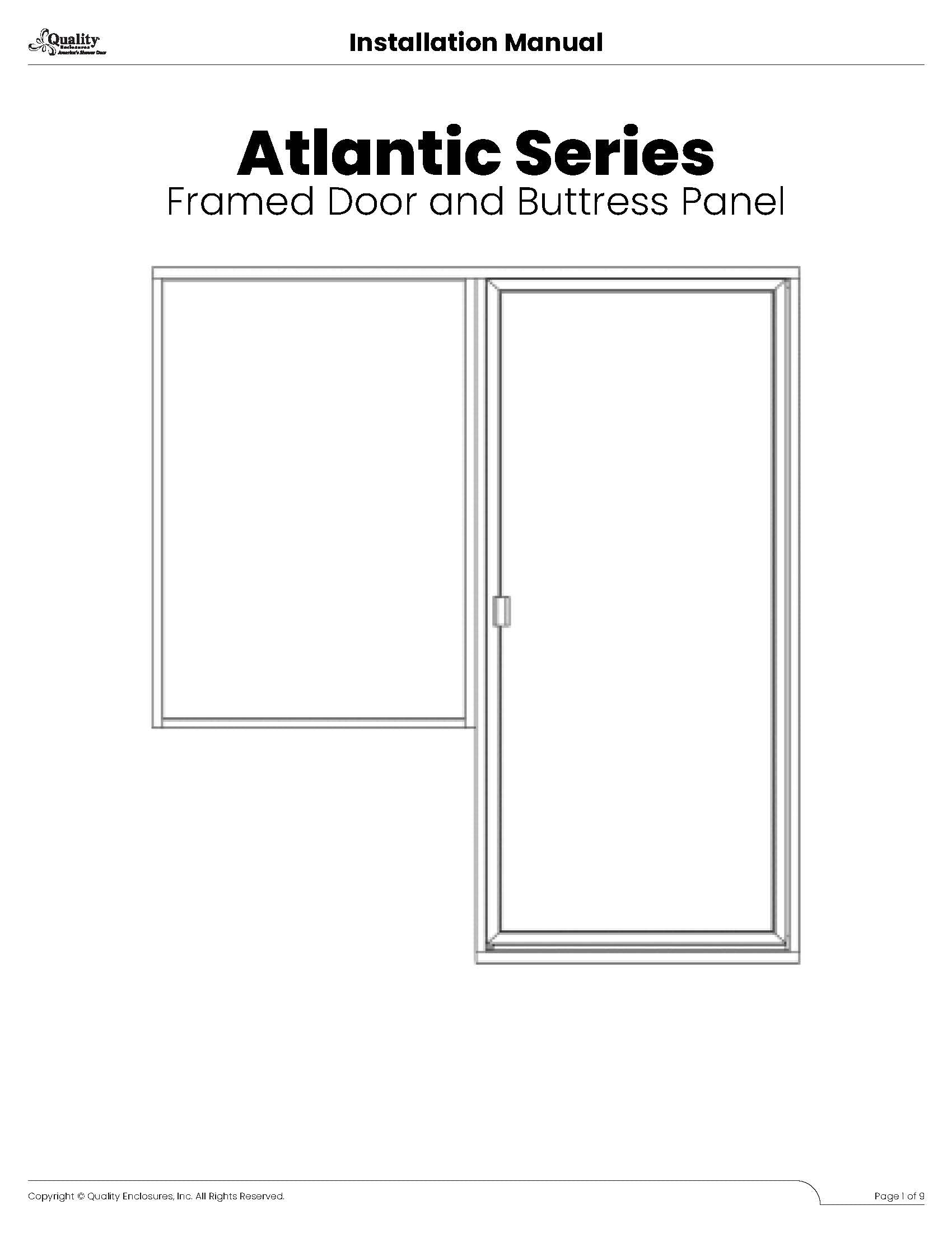 Atlantic Series - Framed Door and Buttress