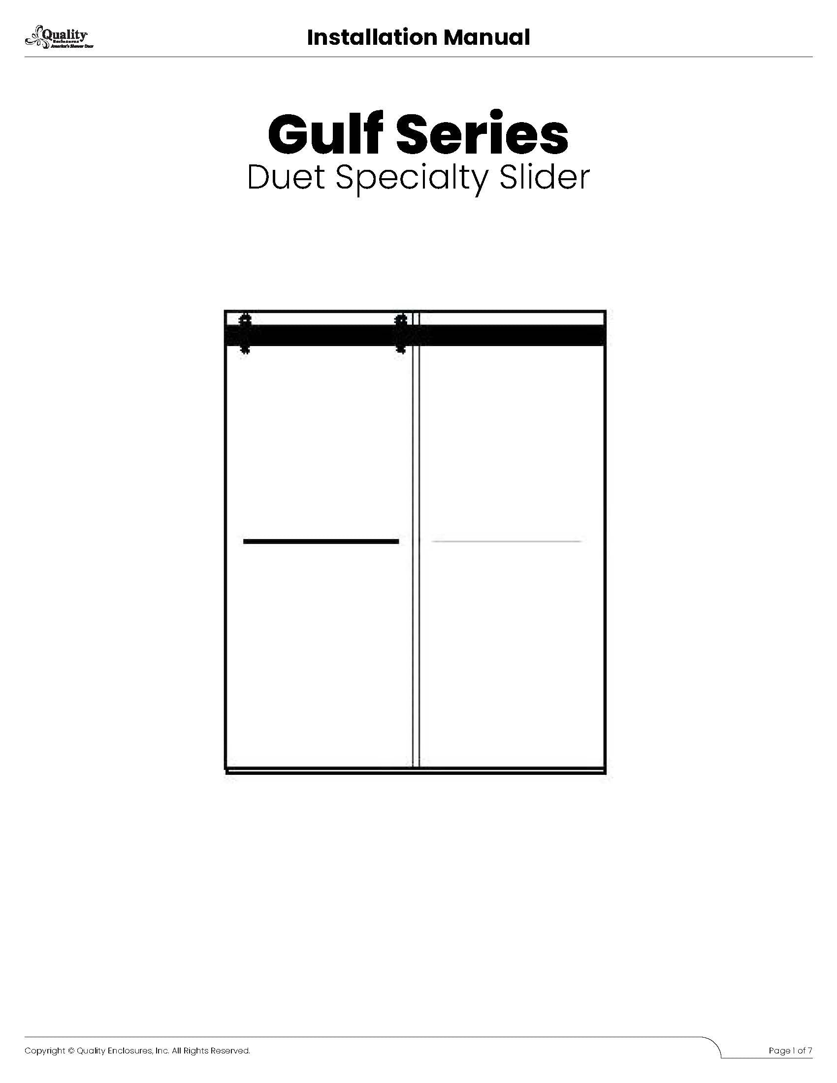 Gulf Specialty Series - Duet Slider